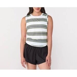 NWT FP Movement Stripe Sport Mode Muscle Tank T-Shirt‎